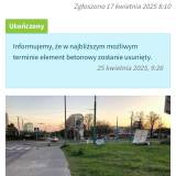 Porzucony element betonowy Tychy ul. Wyszyńskiego<span class="fix-status status-3">Ukończony</span>