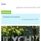 Po dziś dzień zdewastowany napis Tychy- zgłoszone we wrześniu 2025<span class="fix-status status-3">Ukończony</span>