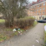 Porzucone śmieci zalegają przy skrzyżowaniu ul. Bibliotecznej z Budowlanych<span class="fix-status status-2">Przyjęte</span>