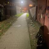 Pełno śmieci wzdłuż ogrodzenia garaży i dawnej piekarni Nova<span class="fix-status status-3">Ukończony</span>