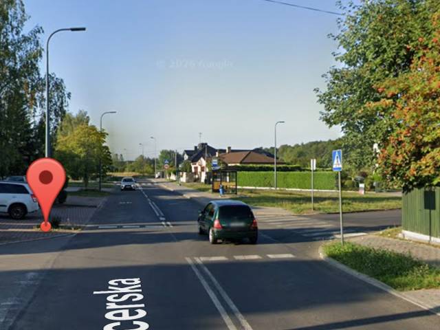 Brak lustra na skrzyżowaniu równorzędnym z ograniczoną widocznością 